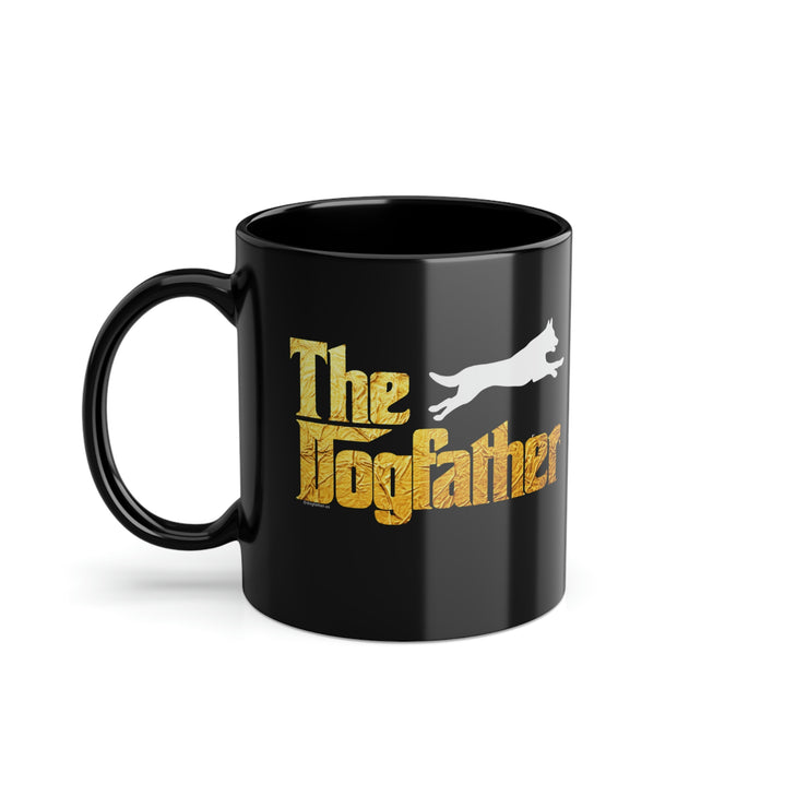 Belgian Malinois Black Coffee Cup, 11oz