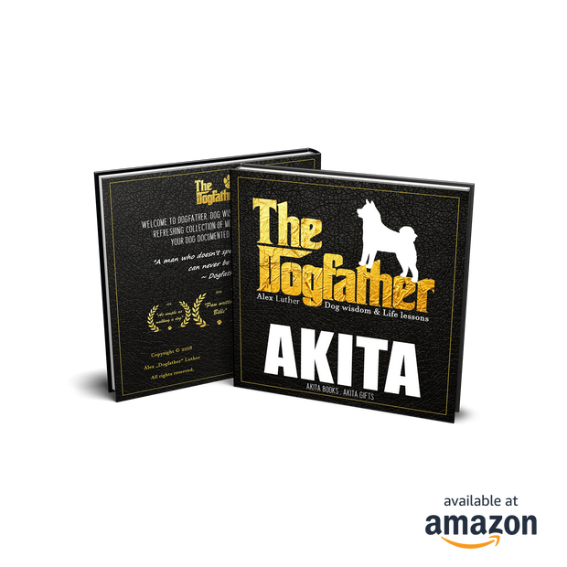 Akita Book - The Dogfather: Dog wisdom & Life lessons