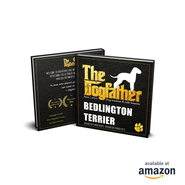 Bedlington Terrier Book - The Dogfather: Dog wisdom & Life lessons