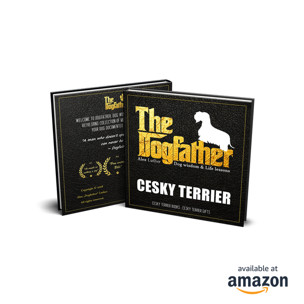 Cesky Terrier Book - The Dogfather: Dog wisdom & Life lessons