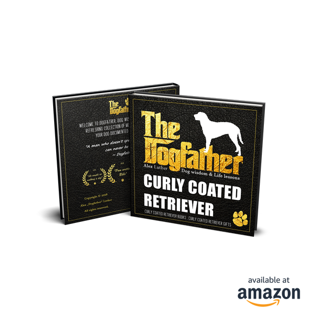 Curly Coated Retriever Book - The Dogfather: Dog wisdom & Life lessons