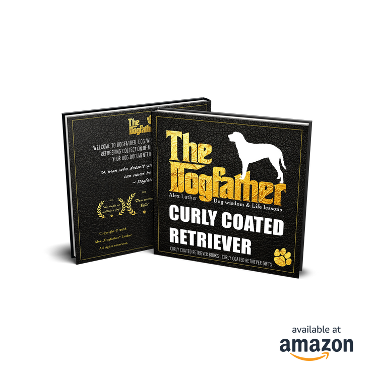 Curly Coated Retriever Book - The Dogfather: Dog wisdom & Life lessons