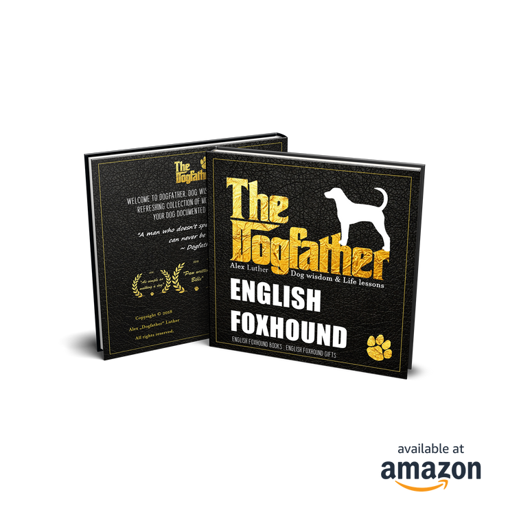 English Foxhound Book - The Dogfather: Dog wisdom & Life lessons