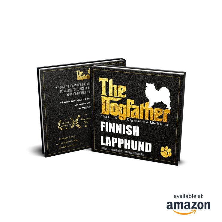 Finnish Lapphund Book - The Dogfather: Dog wisdom & Life lessons