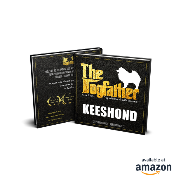 Keeshond Book - The Dogfather: Dog wisdom & Life lessons