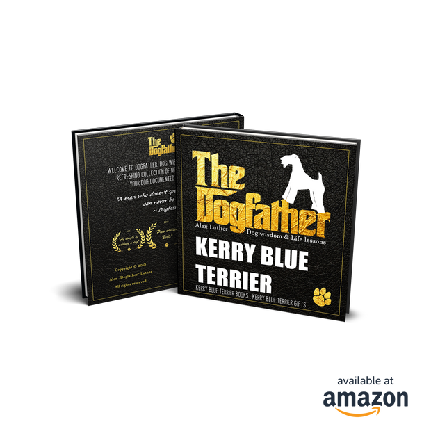 Kerry Blue Terrier Book - The Dogfather: Dog wisdom & Life lessons