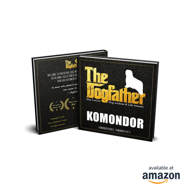 Komondor Book - The Dogfather: Dog wisdom & Life lessons