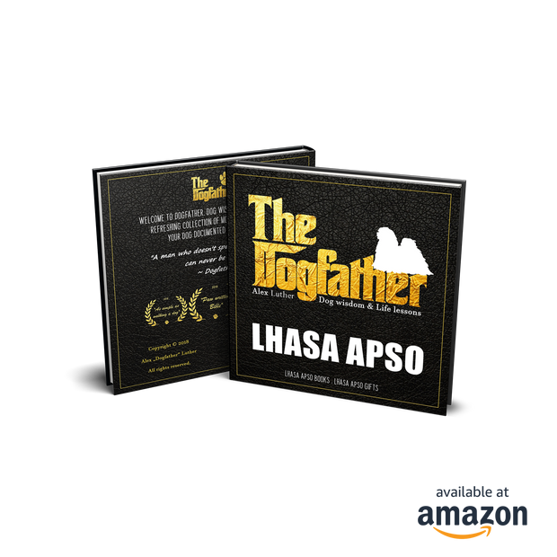 Lhasa Apso Book - The Dogfather: Dog wisdom & Life lessons