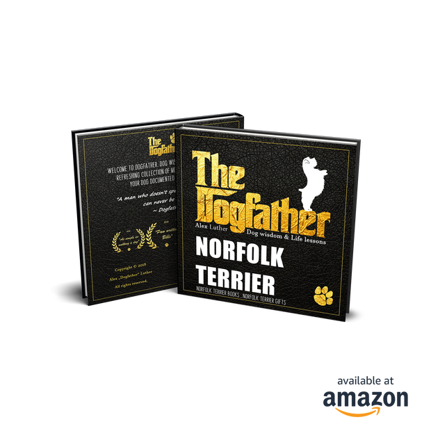 Norfolk Terrier Book - The Dogfather: Dog wisdom & Life lessons