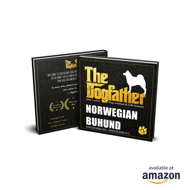 Norwegian Buhund Book - The Dogfather: Dog wisdom & Life lessons