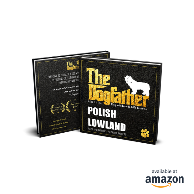 Polish Lowland Sheepdog Book - The Dogfather: Dog wisdom & Life lessons