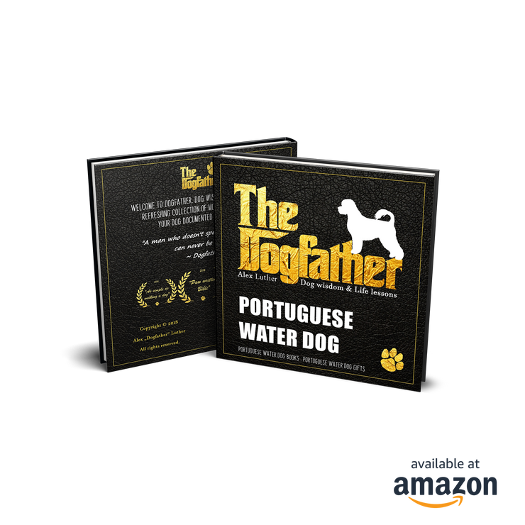 Portuguese Water Dog Book - The Dogfather: Dog wisdom & Life lessons