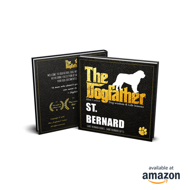 St. Bernard Book - The Dogfather: Dog wisdom & Life lessons