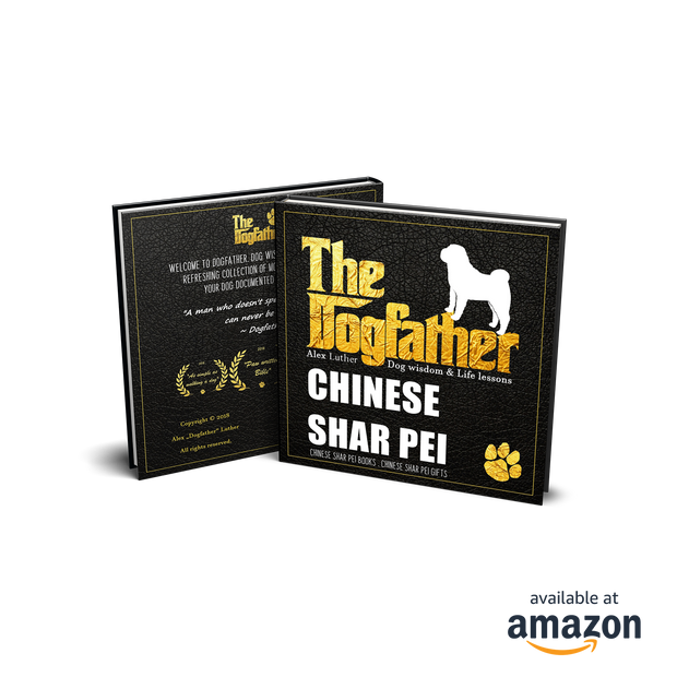 Shar Pei Book - The Dogfather: Dog wisdom & Life lessons