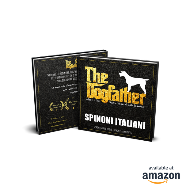 Spinoni Italiani Book - The Dogfather: Dog wisdom & Life lessons