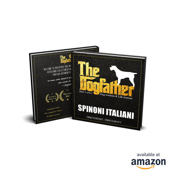 Spinoni Italiani Book - The Dogfather: Dog wisdom & Life lessons