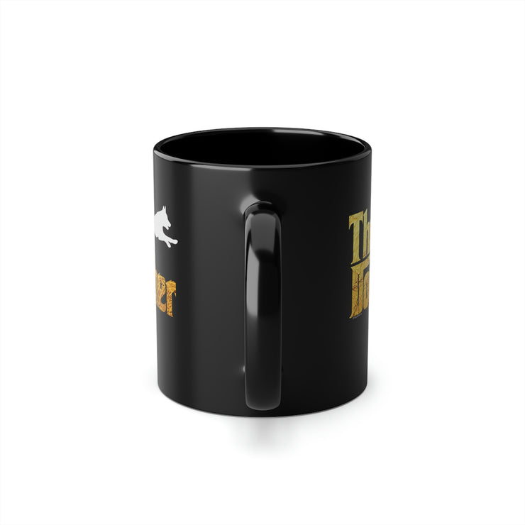 Belgian Malinois Black Coffee Cup, 11oz