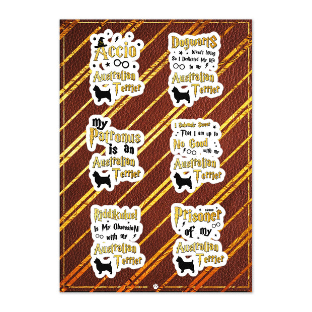 Australian Terrier Stickers – Australian Terrier Sticker Sheet