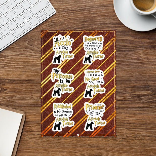 Airedale Terrier Stickers – Airedale Terrier Sticker Sheet