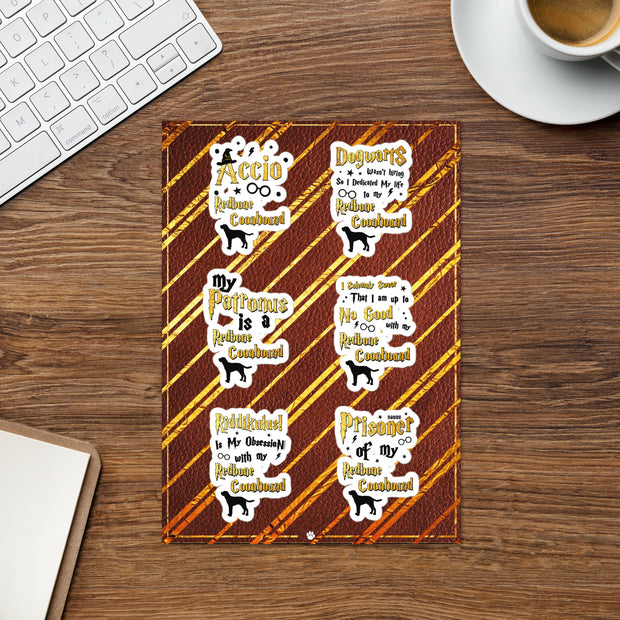 Redbone Coonhound Stickers – Redbone Coonhound Sticker Sheet