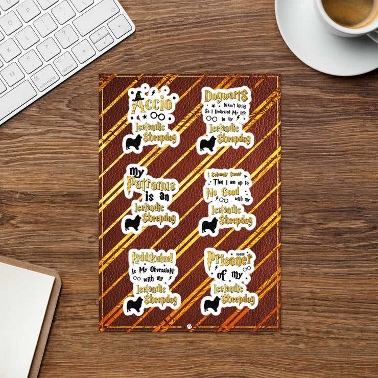 Icelandic Sheepdog Stickers – Icelandic Sheepdog Sticker Sheet