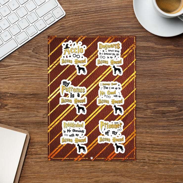 Ibizan Hound Stickers – Ibizan Hound Sticker Sheet