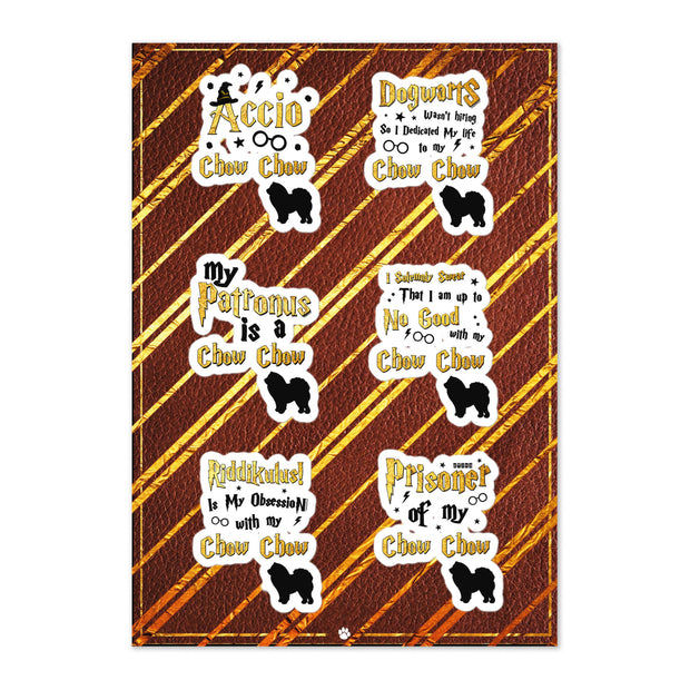 Chow Chow Stickers – Chow Chow Sticker Sheet