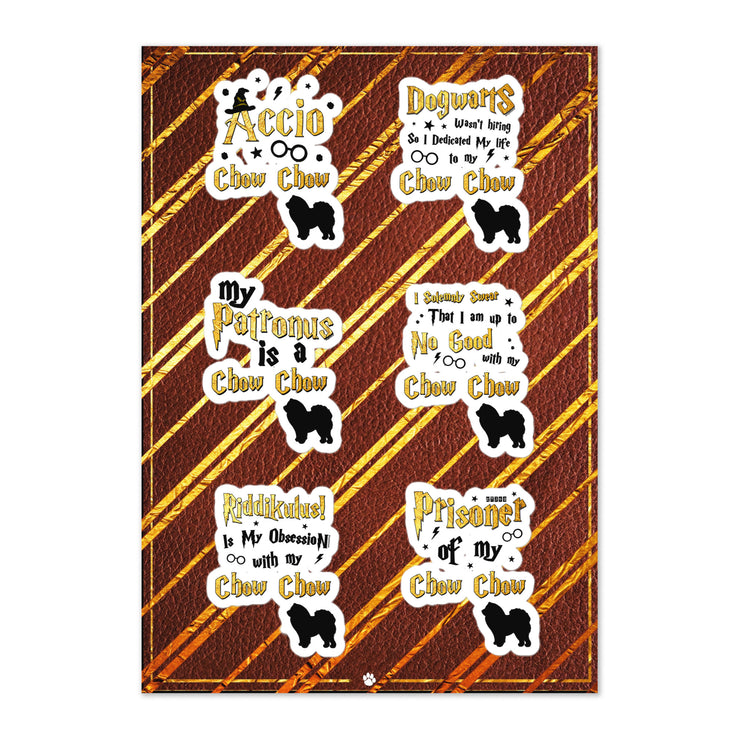 Chow Chow Stickers – Chow Chow Sticker Sheet