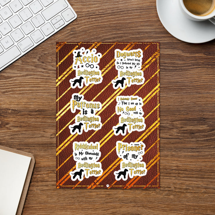 Bedlington Terrier Stickers – Bedlington Terrier Sticker Sheet