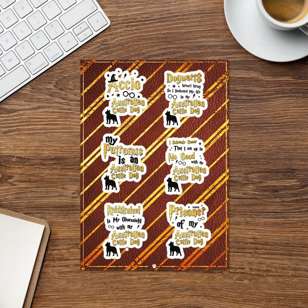 Australian Cattle Dog Stickers – Australian Cattle Dog Sticker Sheet