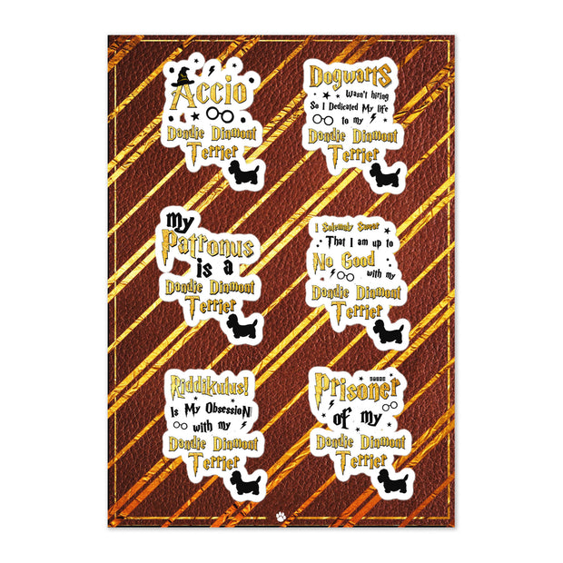 Dandie Dinmont Terrier Stickers – Dandie Dinmont Terrier Sticker Sheet