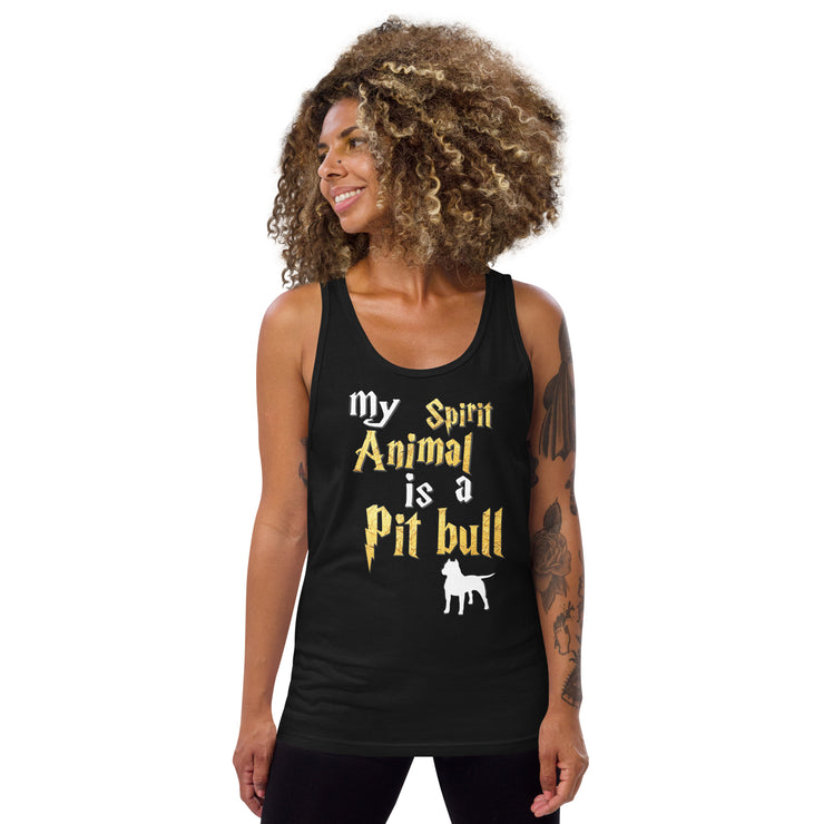 Pit bull Tank Top -  Spirit Animal Unisex