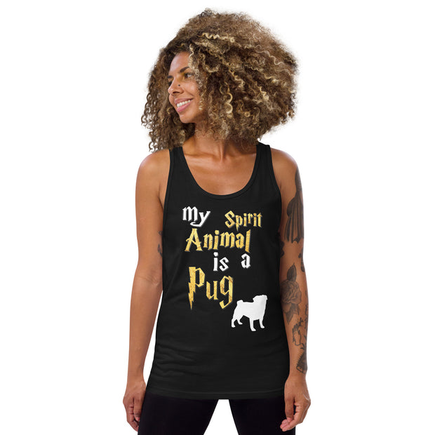 Pug Tank Top -  Spirit Animal Unisex