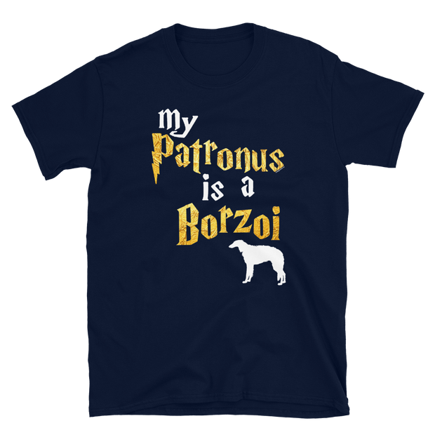 Borzoi T shirt -  Patronus Unisex T-shirt