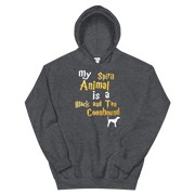 Black and Tan Coonhound Hoodie -  Spirit Animal Unisex Hoodie