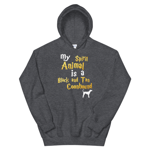 Black and Tan Coonhound Hoodie -  Spirit Animal Unisex Hoodie