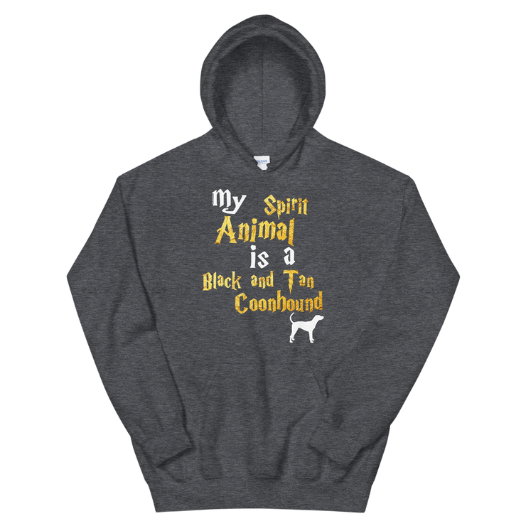 Black and Tan Coonhound Hoodie -  Spirit Animal Unisex Hoodie
