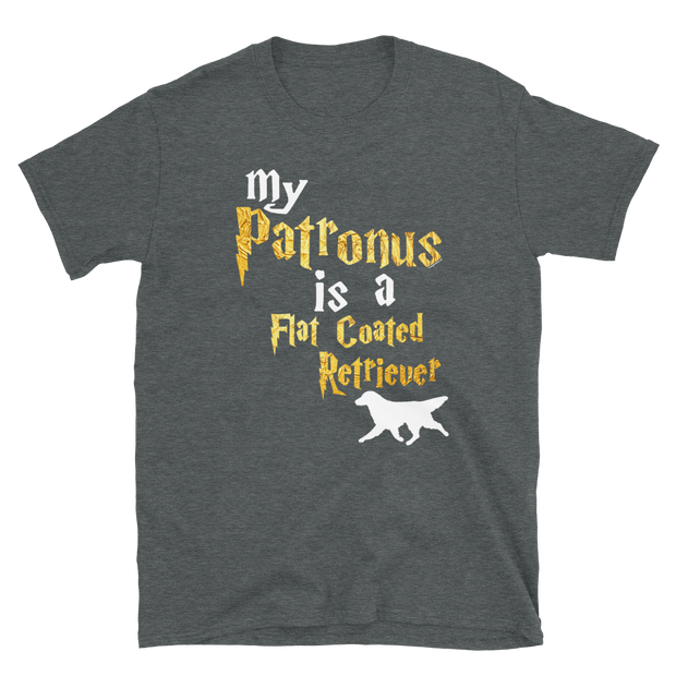 Flat Coated Retriever T shirt -  Patronus Unisex T-shirt