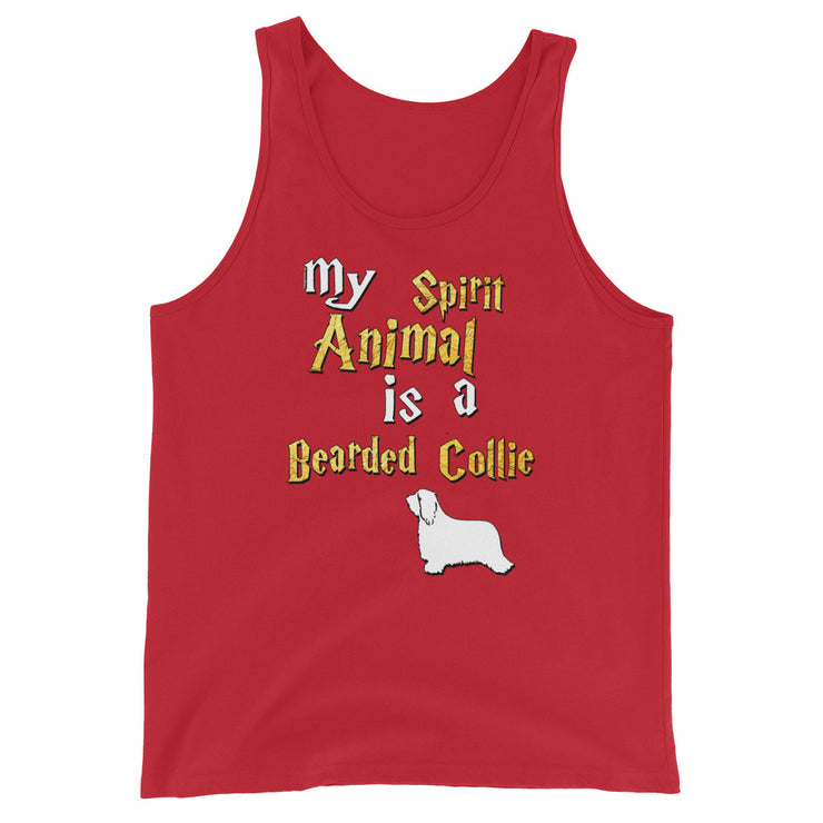 Bearded Collie Tank Top -  Spirit Animal Unisex