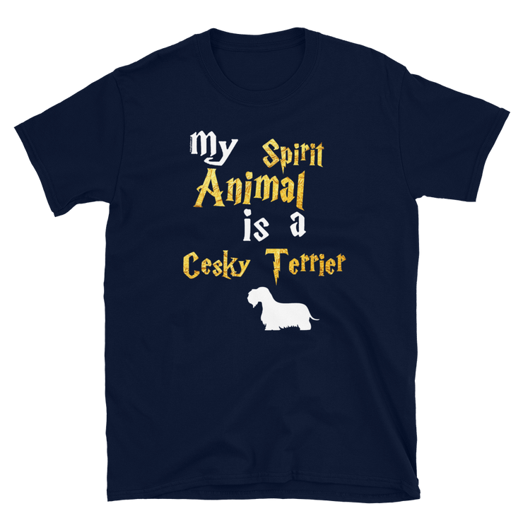 Cesky Terrier T shirt -  Spirit Animal Unisex T-shirt