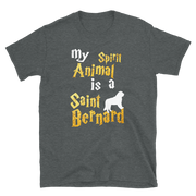 Saint Bernard T shirt -  Spirit Animal Unisex T-shirt