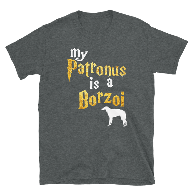 Borzoi T shirt -  Patronus Unisex T-shirt