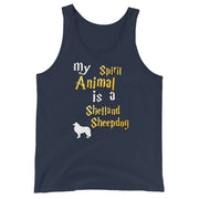 Shetland Sheepdog Tank Top -  Spirit Animal Unisex