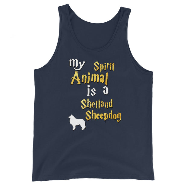 Shetland Sheepdog Tank Top -  Spirit Animal Unisex