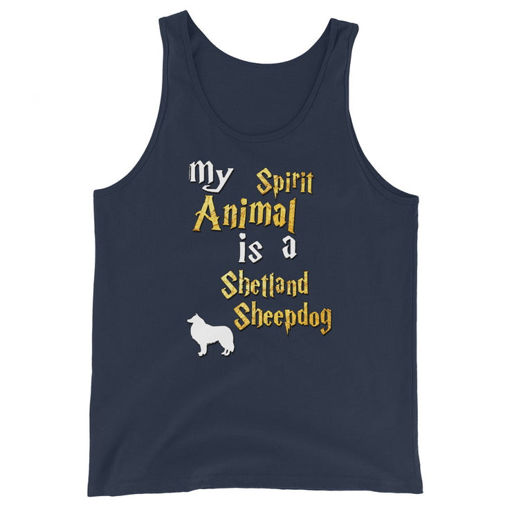 Shetland Sheepdog Tank Top -  Spirit Animal Unisex