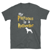 Rottweiler T shirt -  Patronus Unisex T-shirt