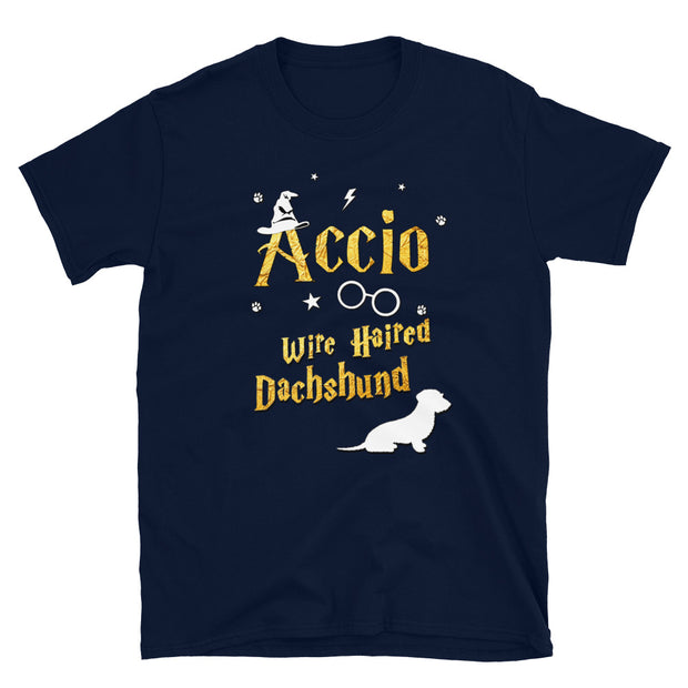 Accio Wire Haired Dachshund T Shirt - Unisex