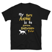American Staffordshire Terrier T shirt -  Spirit Animal Unisex T-shirt