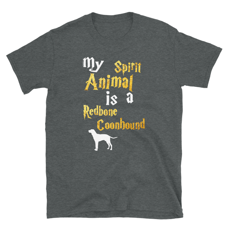 Redbone Coonhound T shirt -  Spirit Animal Unisex T-shirt