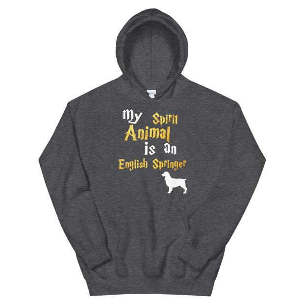 English Springer Hoodie -  Spirit Animal Unisex Hoodie